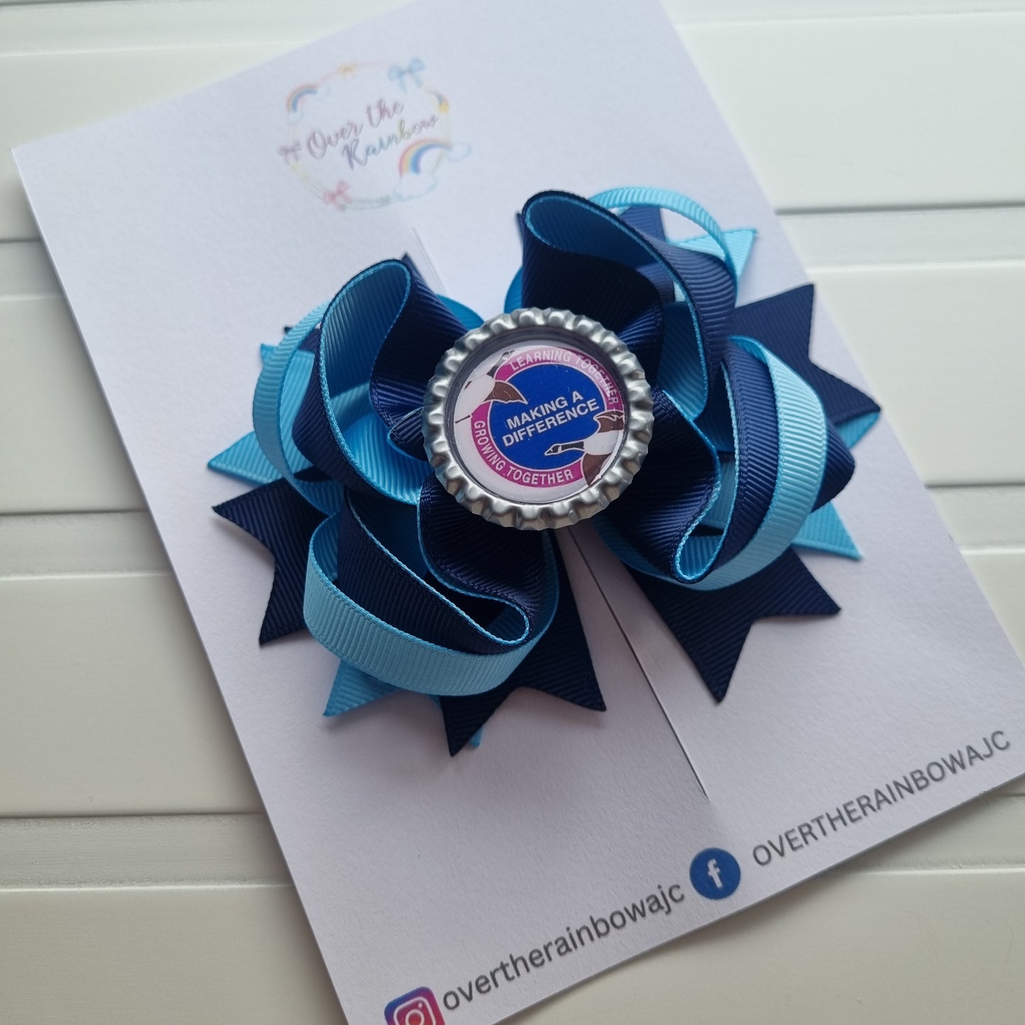 School Logo Boutique Bow (12 colours)