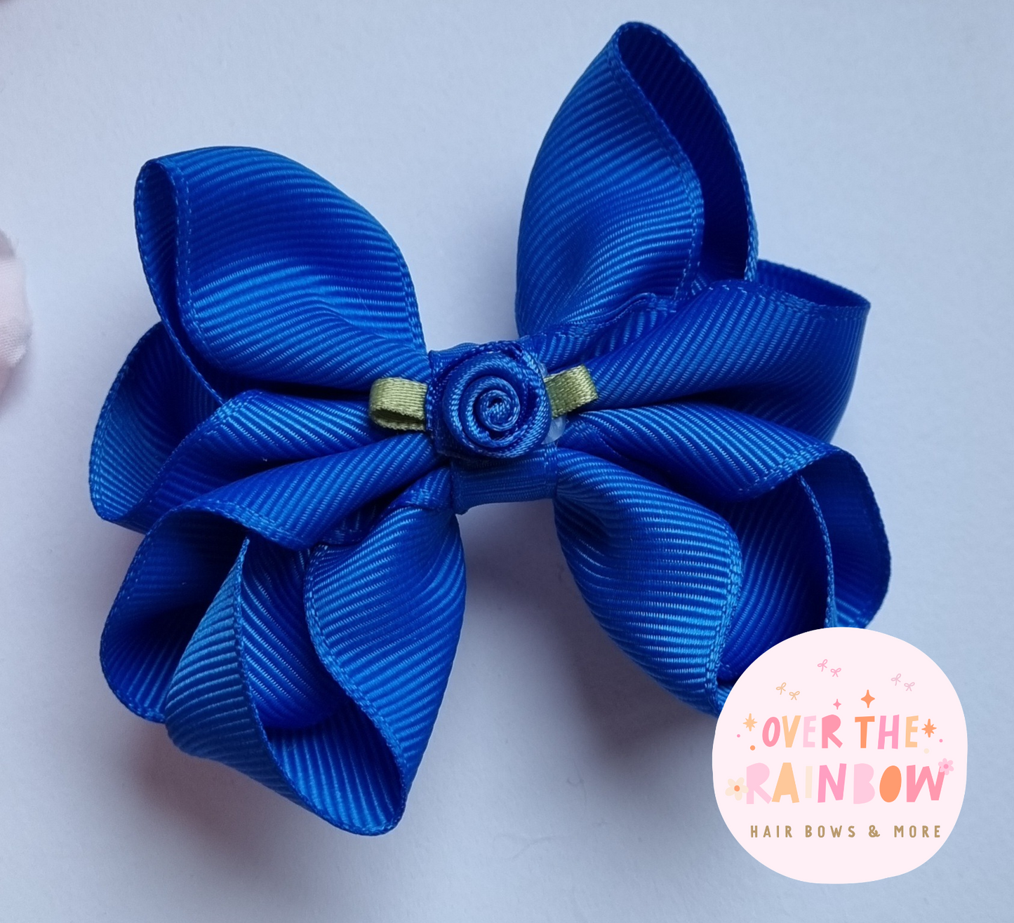 Royal Blue Double Bow
