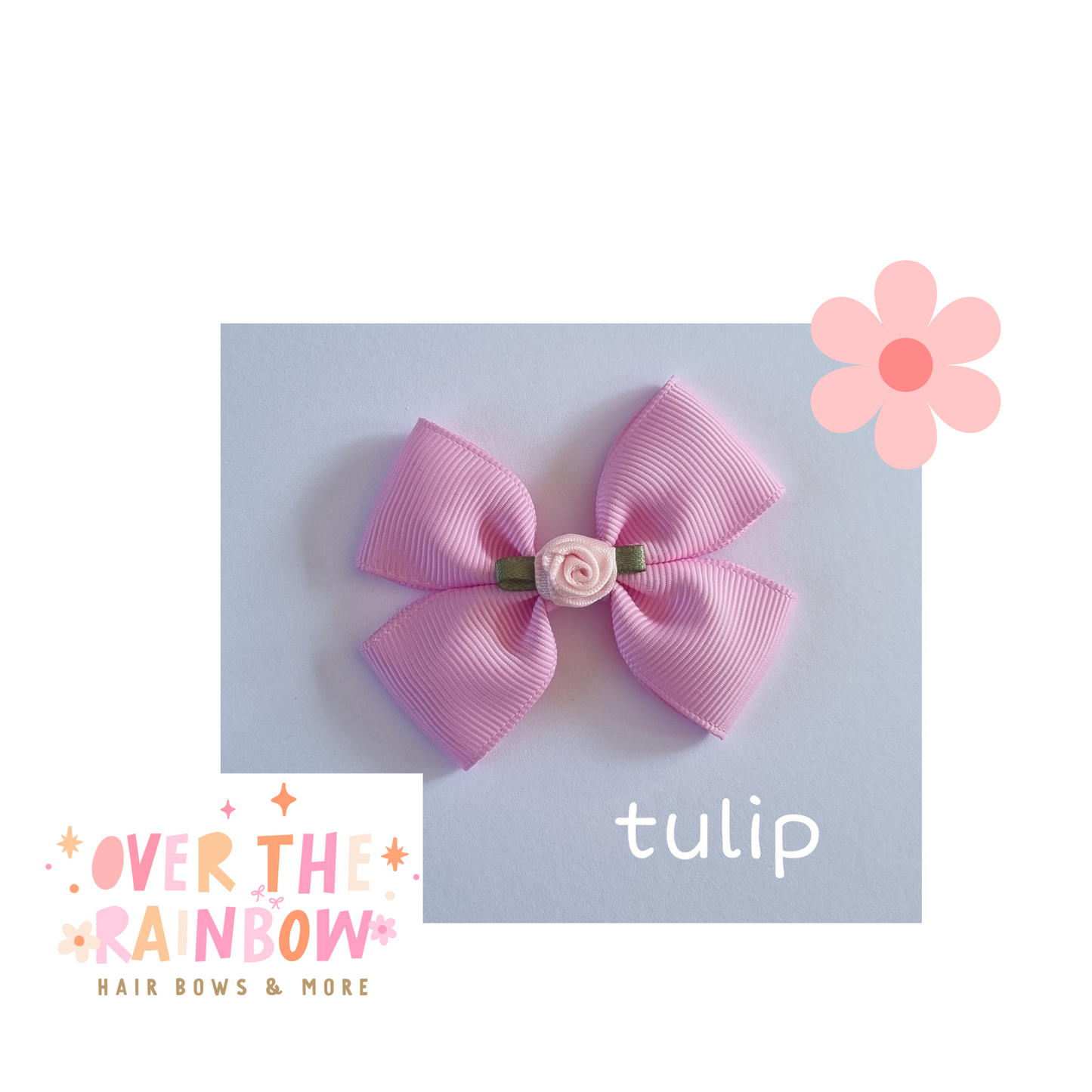 Tulip Rose Bow Small