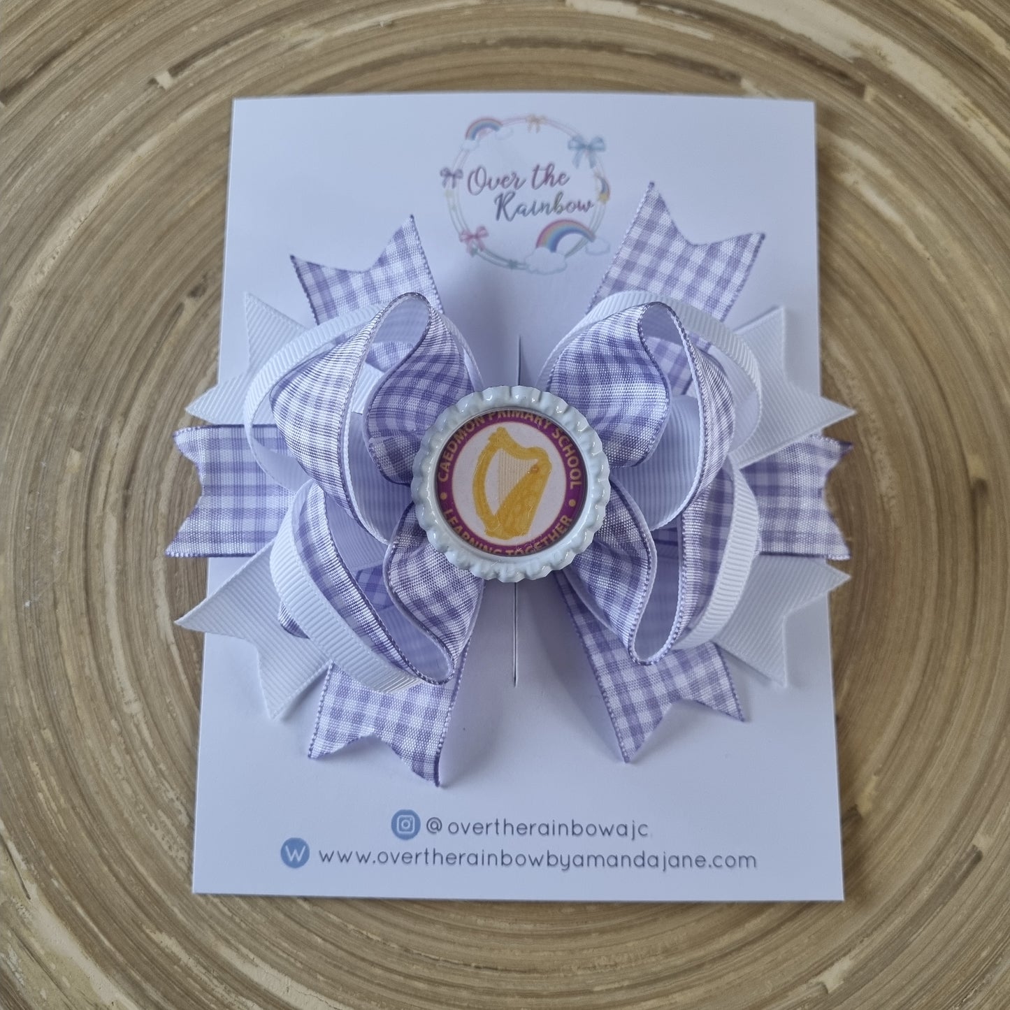 Logo Gingham Boutique Bow (7 Colours)