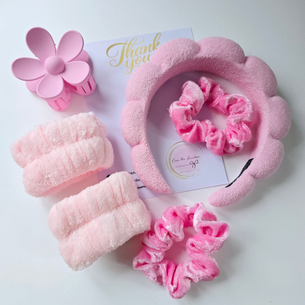 Spa Headband set Pink