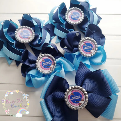 School Logo Large Bows Bundle (12 Colours)
