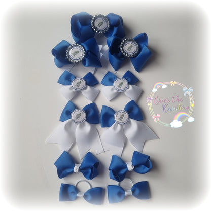 School Logo Small Bows Bundle (12 Colours)