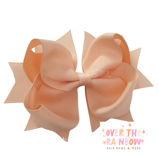 Petal Peach Boutique Bow