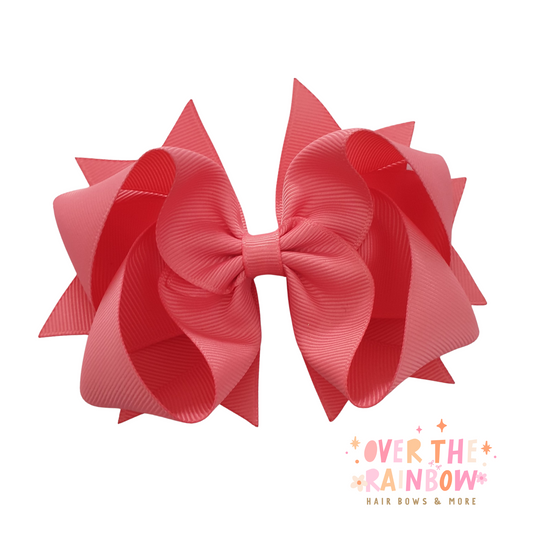 Coral Rose Boutique Bow