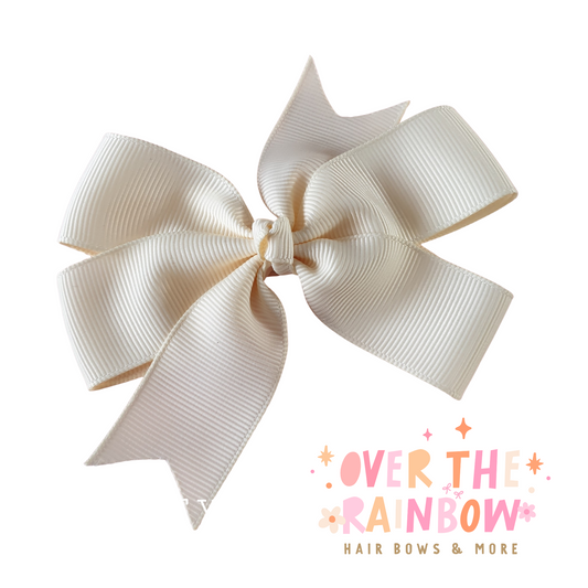 Ivory Pinwheel Bow