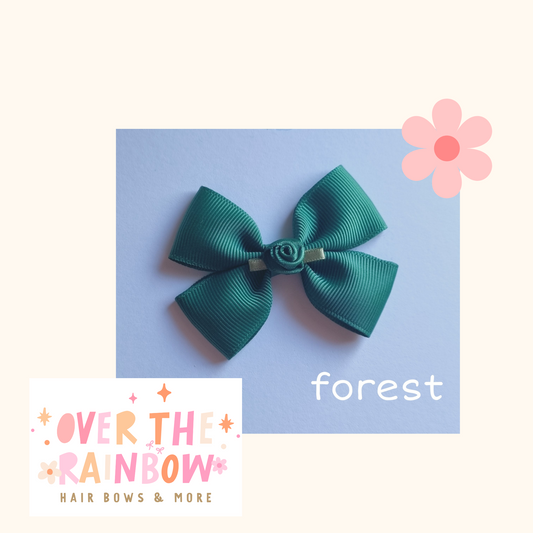 Forest Rose Bow Small