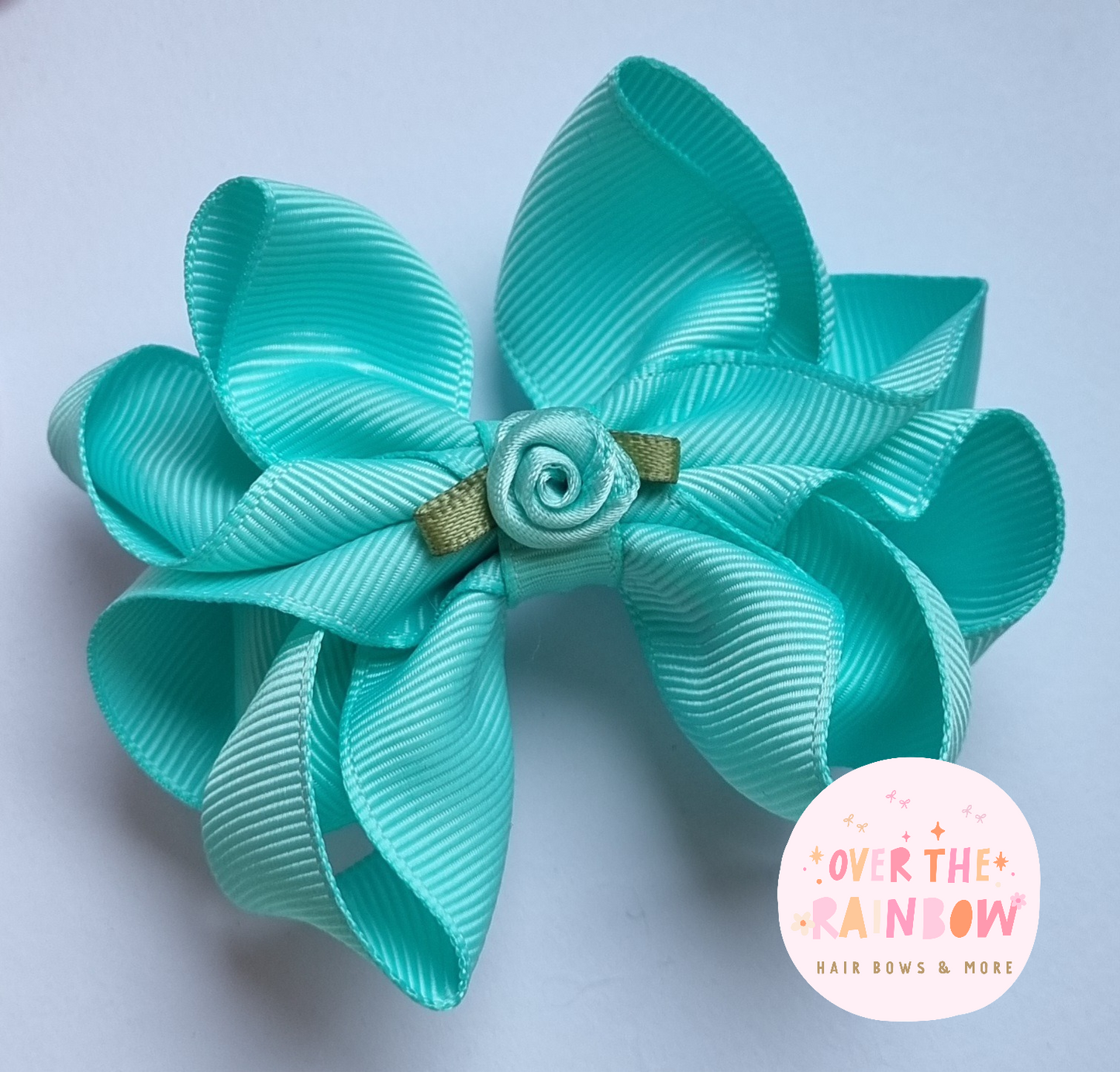 Aqua Double Bow