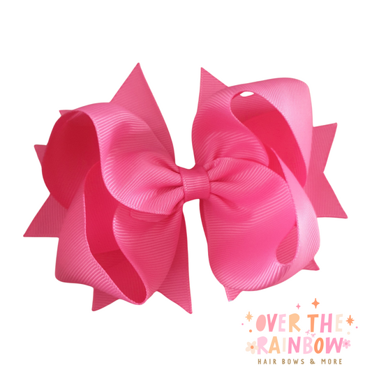 Hot Pink Boutique Bow