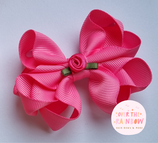 Hot Pink Double Bow