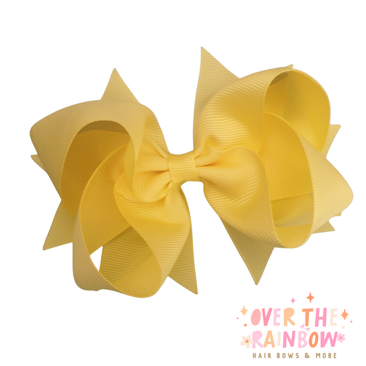Lemon 5" Boutique Bow