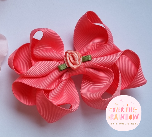 Coral Double Bow