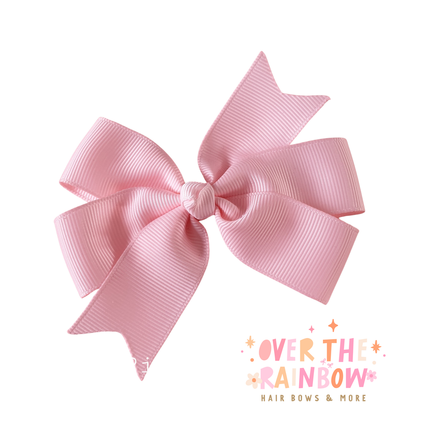 Pearl Pink Pinwheel Bow