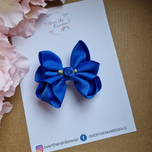 Load image into Gallery viewer, 3-Inch Octopus Rose Bow (in 40 colours ,clips or babybands)