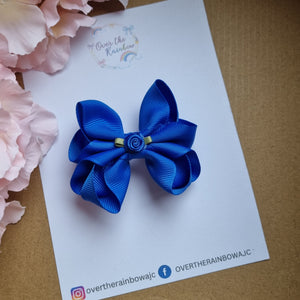 3-Inch Octopus Rose Bow (in 40 colours ,clips or babybands)