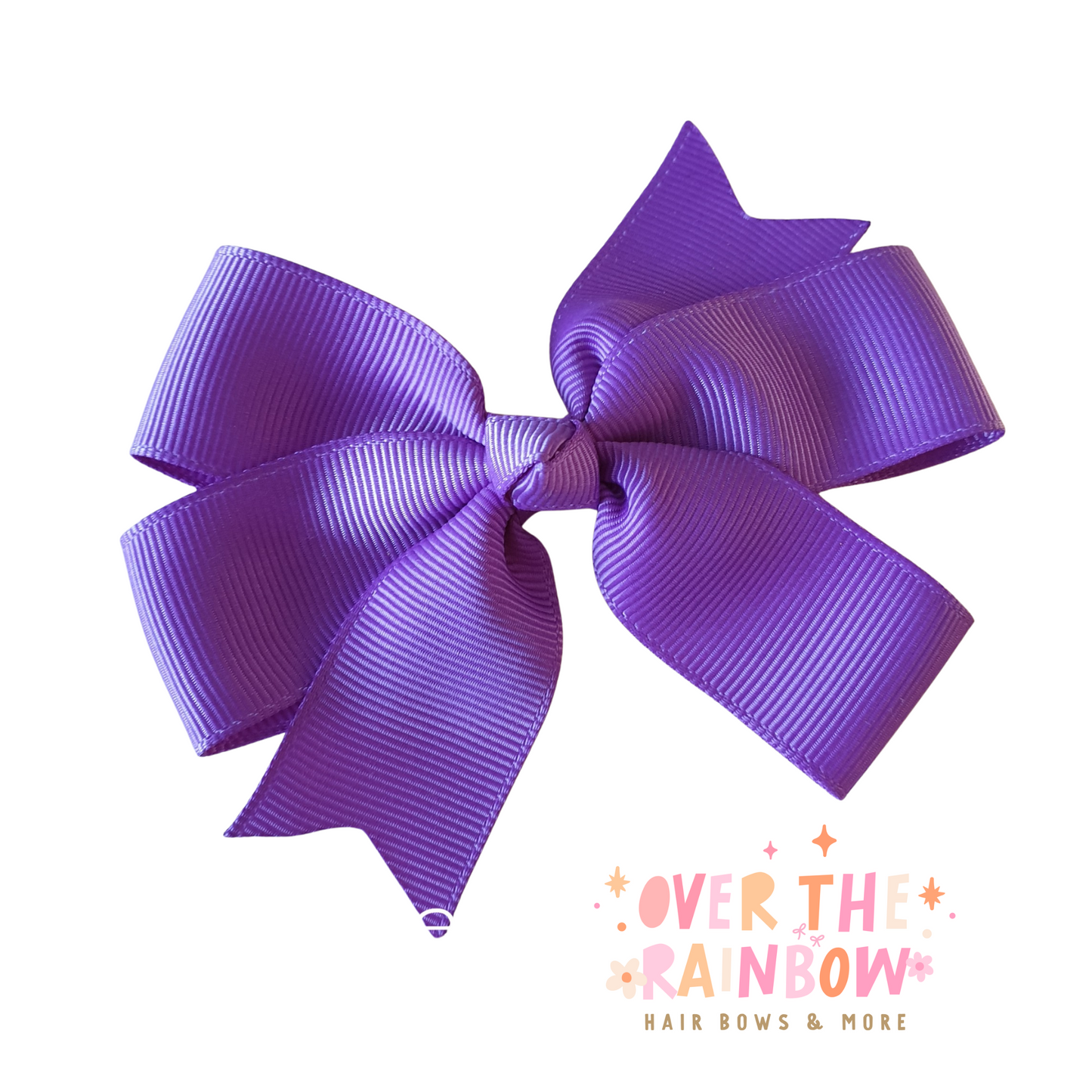 Purple Pinwheel Bow