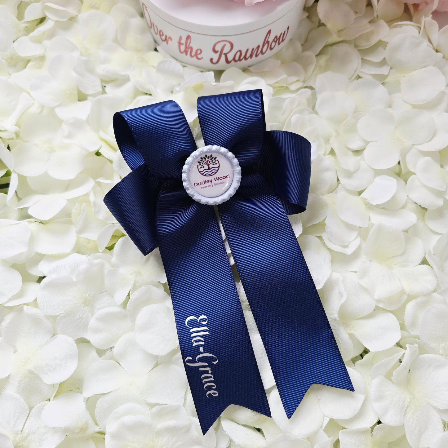 Personalised School Long Tail Bow