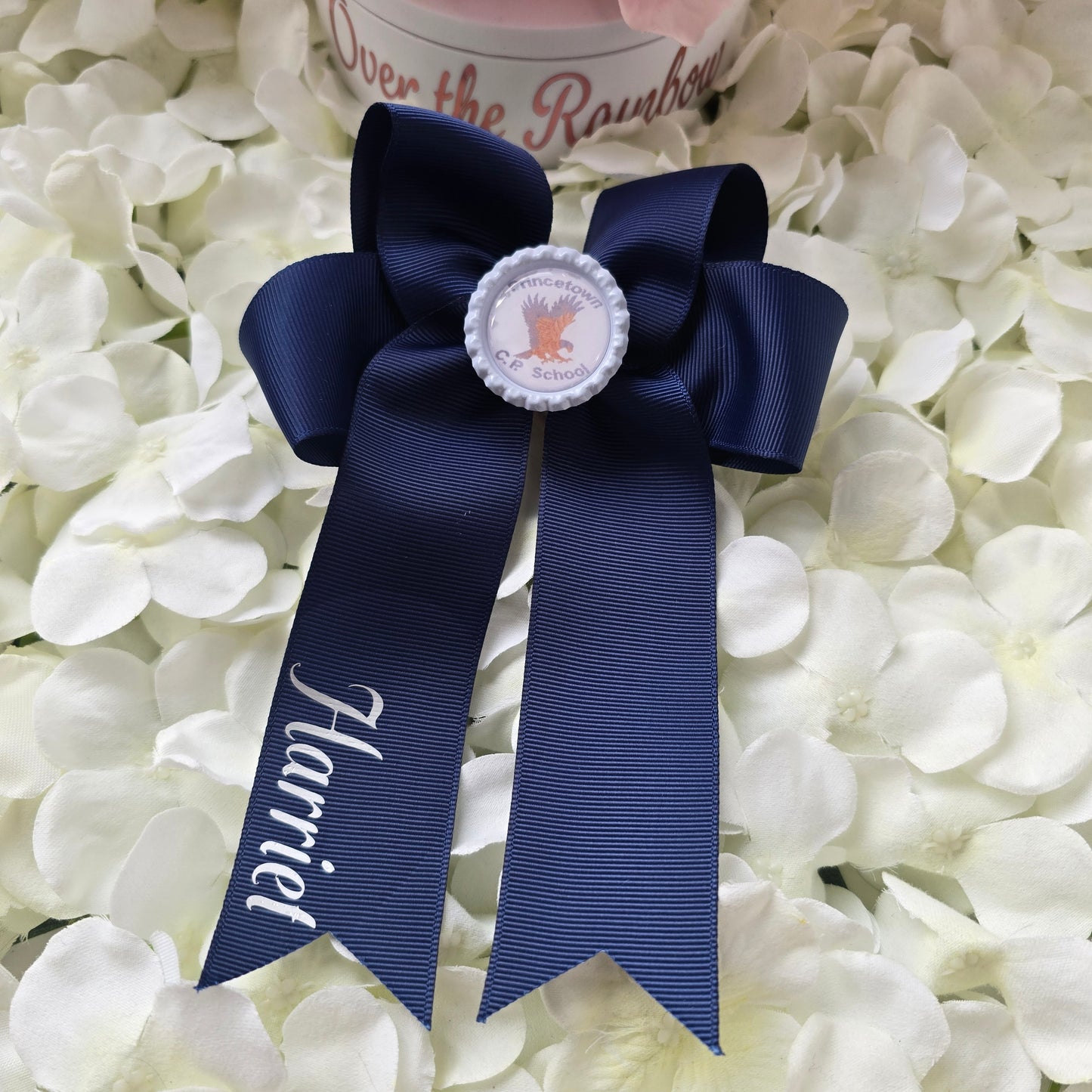 Personalised School Long Tail Bow