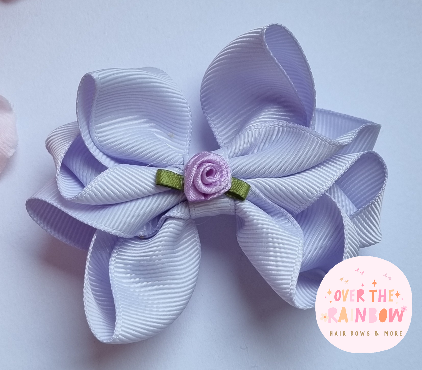 Lilac Mist Double Bow