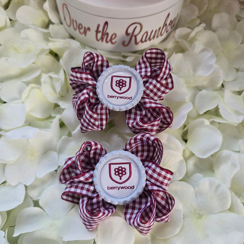 Gingham Personalised Logo Bow (7 Colours)