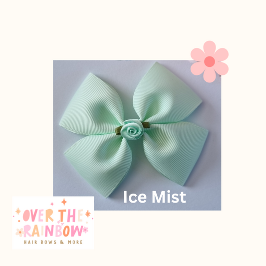 Ice Mist Rose Bow Medium
