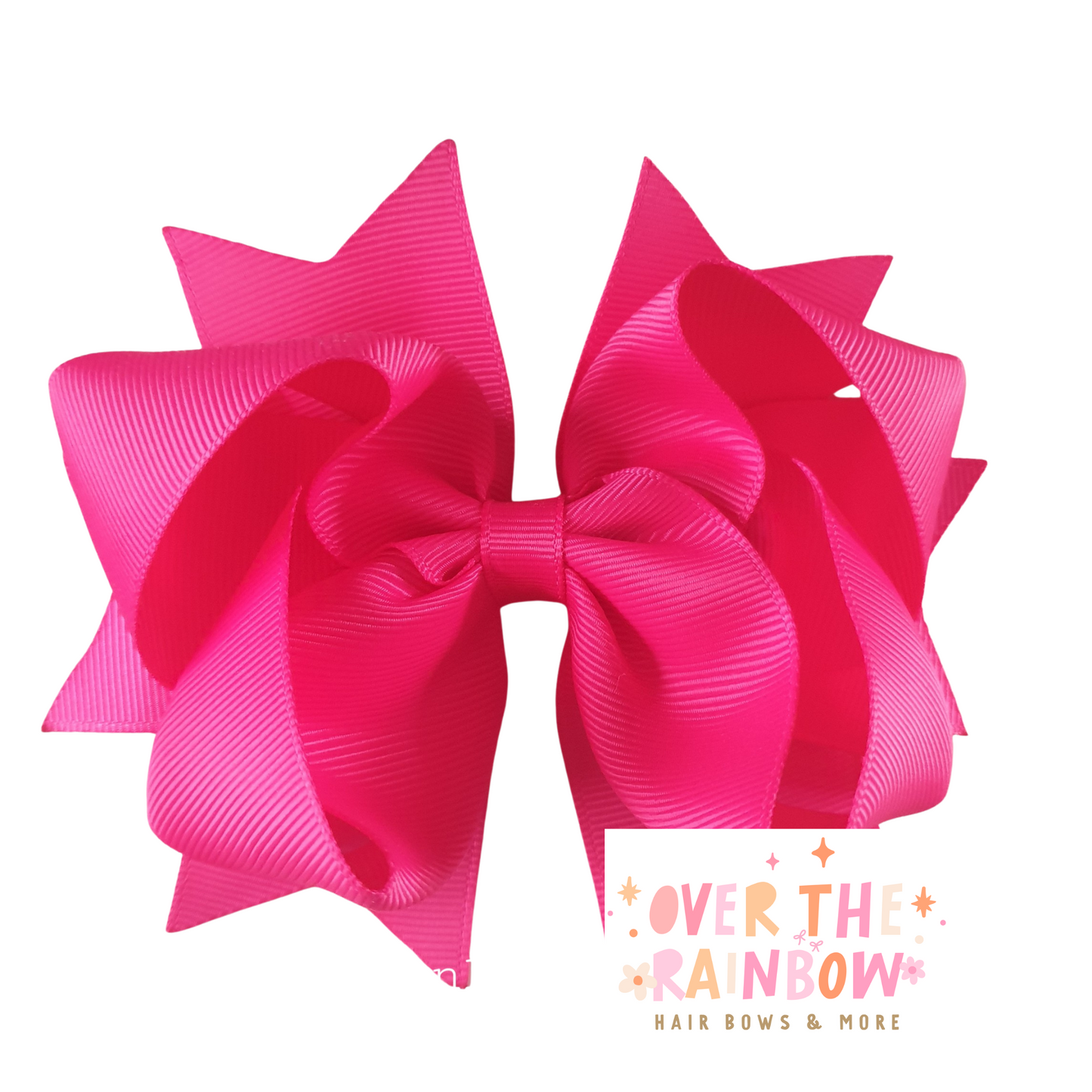 Shocking Pink Boutique Bow