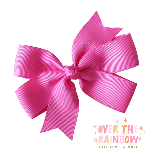 Hot Pink Pinwheel Bow
