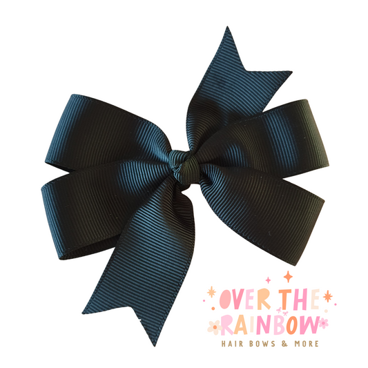 Black Pinwheel Bow