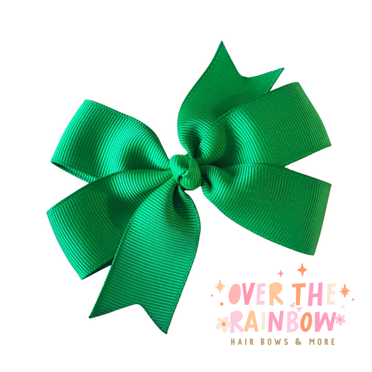 Emerald Pinwheel Bow