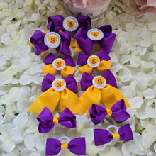 Load image into Gallery viewer, School Logo Small Bows Bundle (12 Colours)