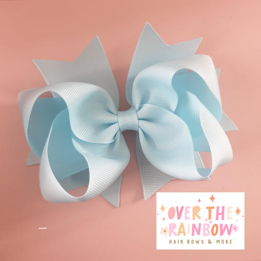 Light Blue Boutique Bow