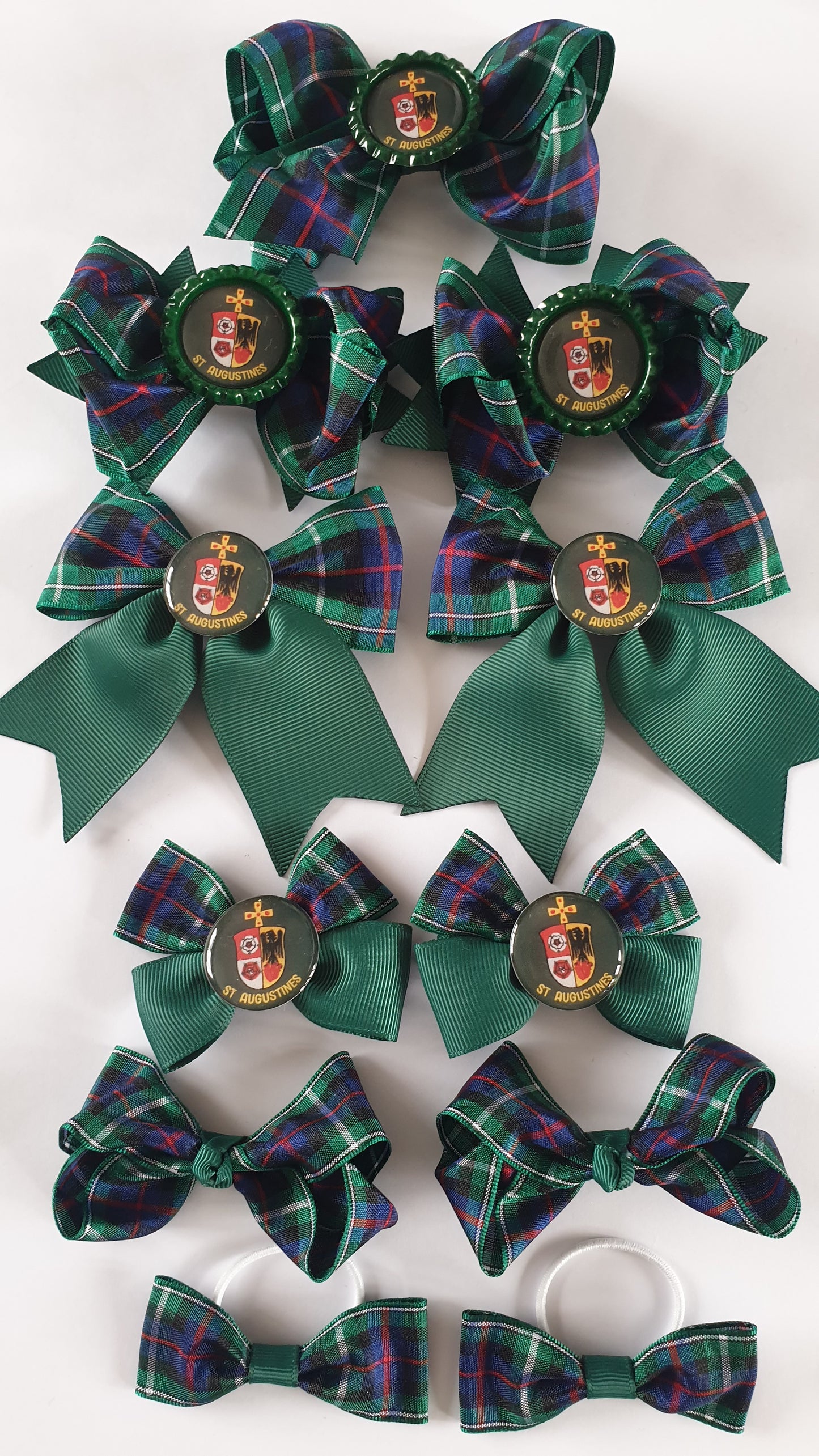 School Logo Small Bows Bundle (12 Colours)