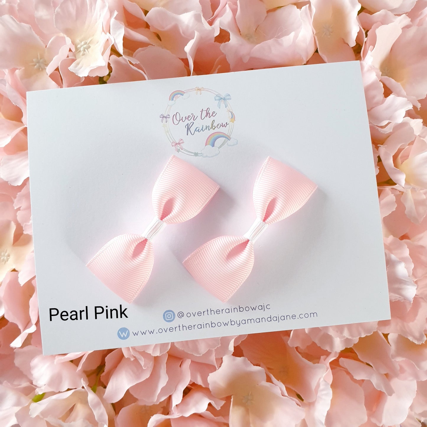 Mini Tux Bow Pairs (in 40 colours ,clips or bobbles)