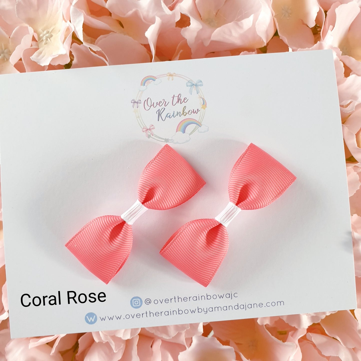 Mini Tux Bow Pairs (in 40 colours ,clips or bobbles)