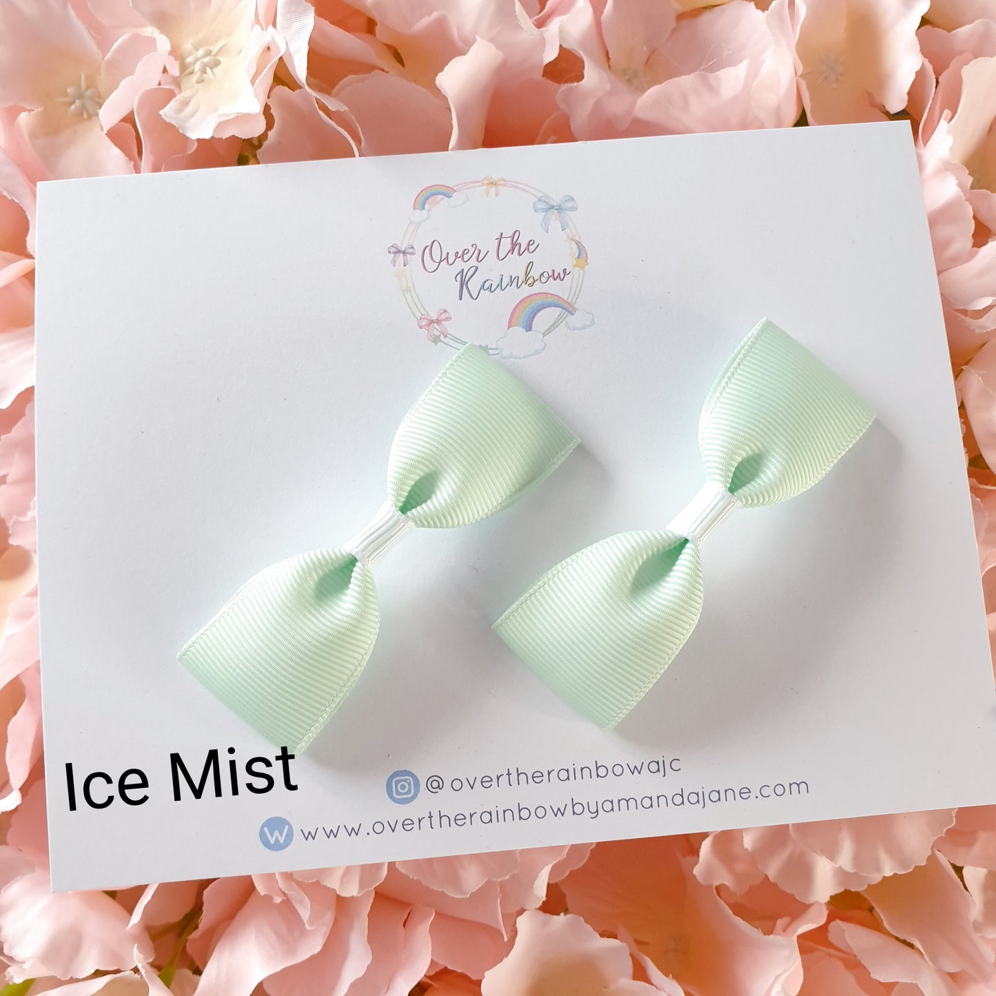 Mini Tux Bow Pairs (in 40 colours ,clips or bobbles)