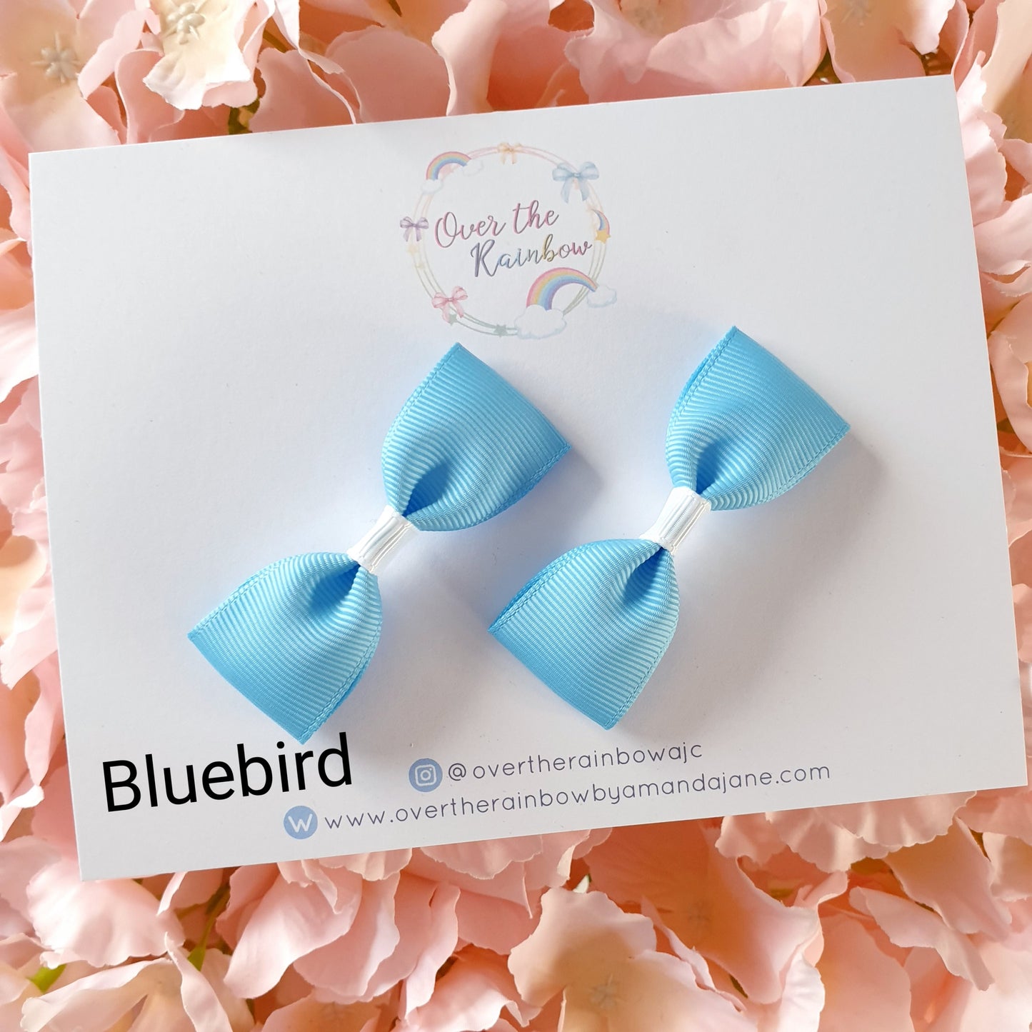 Mini Tux Bow Pairs (in 40 colours ,clips or bobbles)