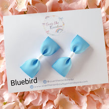 Load image into Gallery viewer, Mini Tux Bow Pairs (in 40 colours ,clips or bobbles)