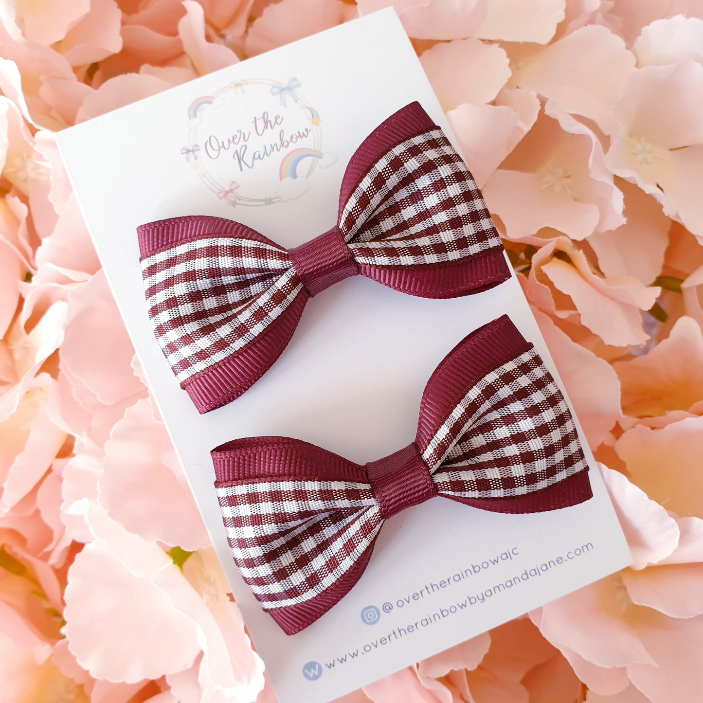 School Gingham Tux Pairs (8 colours)