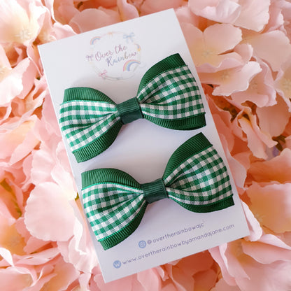 School Gingham Tux Pairs (8 colours)