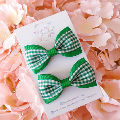 School Gingham Tux Pairs (8 colours)