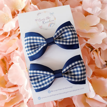 School Gingham Tux Pairs (8 colours)