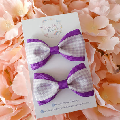 School Gingham Tux Pairs (8 colours)