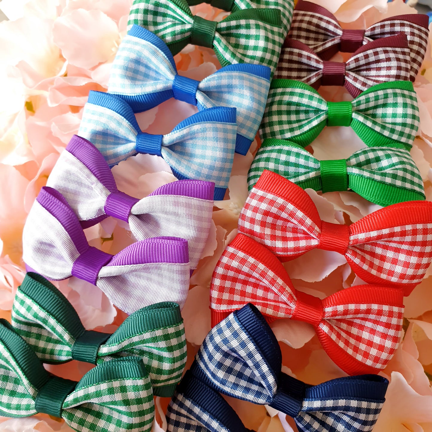 School Gingham Tux Pairs (8 colours)