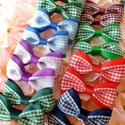 School Gingham Tux Pairs (8 colours)