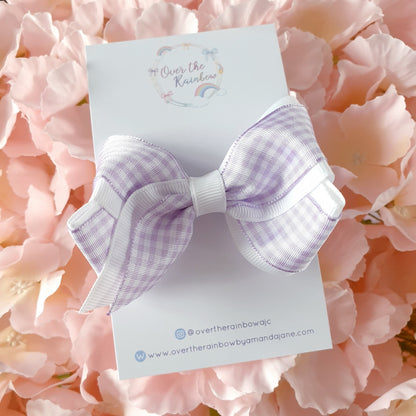 Gingham Boutique Bow (7 colours)