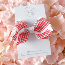 Load image into Gallery viewer, Gingham Boutique Bow (7 colours)