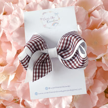 Load image into Gallery viewer, Gingham Boutique Bow (7 colours)