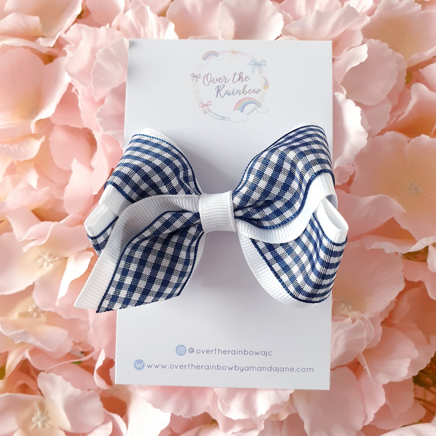 Gingham Boutique Bow (7 colours)