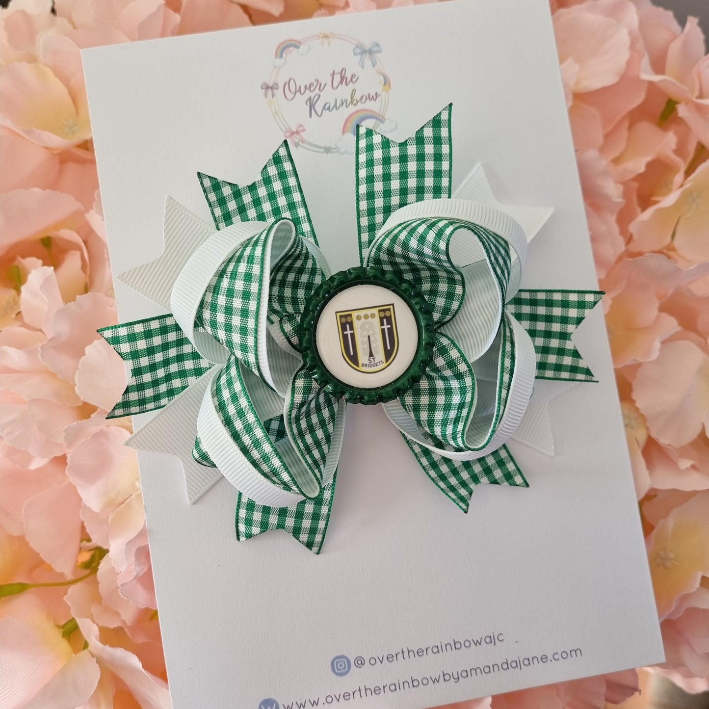 Logo Gingham Boutique Bow (7 Colours)