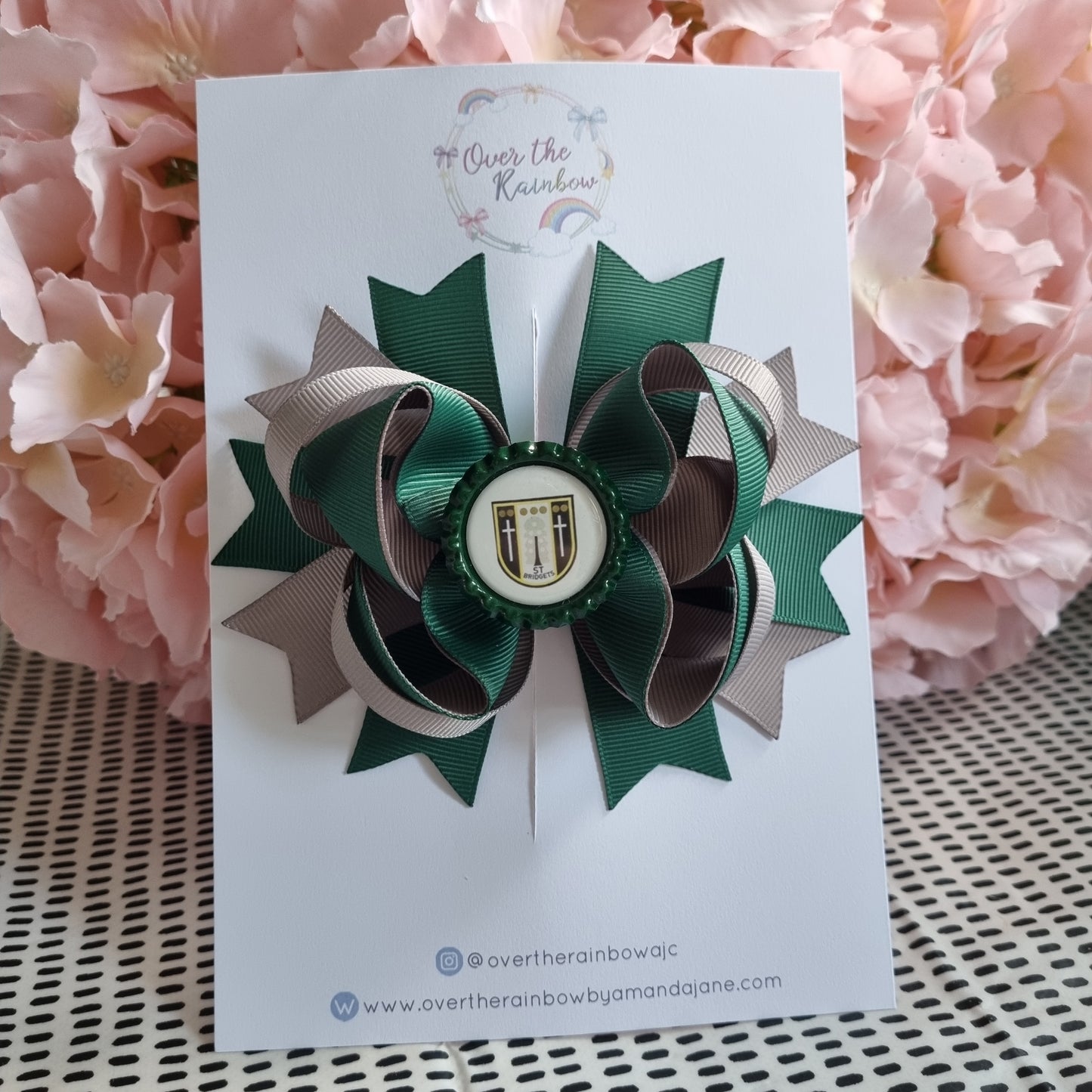 School Logo Boutique Bow (12 colours)